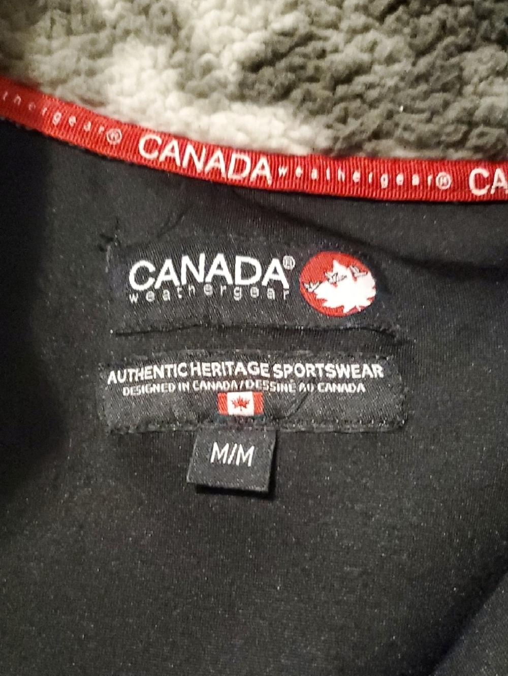 Camouflage Sherpa Zip-Up Jacket - Canada Weathergear - Green/White/Gray - Picture 2 of 9